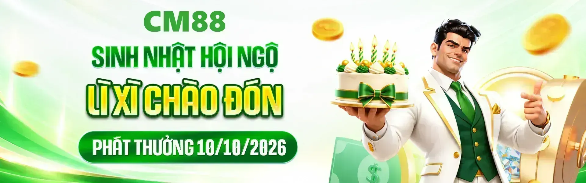 Phiên bản 2: CM88 – Thế giới trò chơi trực tuyến đa sắc màu 2026, ưu đãi nạp đầu 100%, tham gia nhận +68K trải nghiệm nhiều sảnh game hấp dẫn, bảo mật tài khoản, giao dịch tiện lợi.